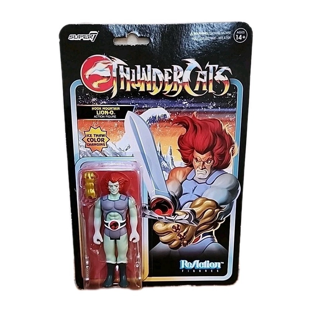 Thundercats Lion-O Ice Thaw Color Changing Super 7 Reaction 3.75" Action Figure